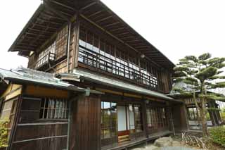 fotografia, materiale, libero il panorama, dipinga, fotografia di scorta,Meiji-mura Villaggio Museo Kinmochi Saionji un'altra casa, costruendo del Meiji, L'occidentalizzazione, Edificio di Giapponese-stile, Eredit culturale