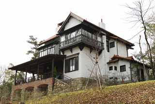 fotografia, materiale, libero il panorama, dipinga, fotografia di scorta,Meiji-mura Villaggio Museo la casa di Mataemon Shibakawa, costruendo del Meiji, L'occidentalizzazione, Edificio di occidentale-stile, Eredit culturale