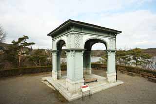 photo,material,free,landscape,picture,stock photo,Creative Commons,Meiji-mura Village Museum religion University carriage porch, building of the Meiji, The Westernization, Western-style building, Cultural heritage