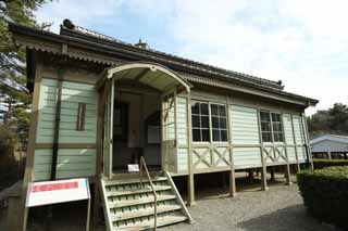 photo,material,free,landscape,picture,stock photo,Creative Commons,Meiji-mura Village Museum Japanese Red Cross Society medical center ward, building of the Meiji, The Westernization, Western-style building, Cultural heritage