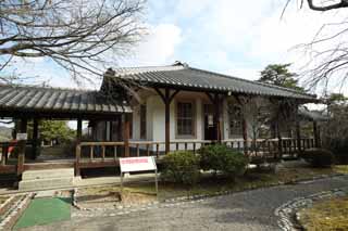 Foto, materieel, vrij, landschap, schilderstuk, bevoorraden foto,Meiji-mura Village Museum Nagoya bezetting ziekenhuis, Gebouw van de Meiji, De Westernization, Westelijke trant Ziekenhuis, Cultureel heritage