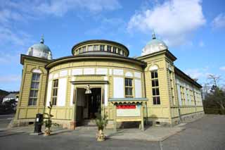 photo,material,free,landscape,picture,stock photo,Creative Commons,Meiji-mura Village Museum Ujiyamada post office, building of the Meiji, The Westernization, Western-style building, Cultural heritage