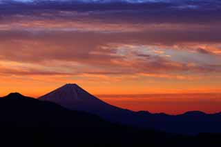 foto,tela,gratis,paisaje,fotografa,idea,La maana de monte. Fuji, Monte. Fuji, El brillo matutino, Nube, Color