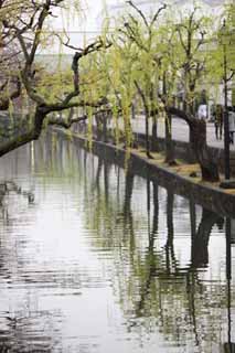 photo, la matire, libre, amnage, dcrivez, photo de la rserve,Kurashiki Kurashiki rivire, Culture traditionnelle, La surface de l'eau, Japonais fait une culture, L'histoire