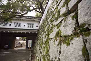 photo,material,free,landscape,picture,stock photo,Creative Commons,The Okayama-jo Castle corridor gate, castle, castle gate, Crow Castle, Crow Castle