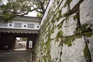 foto,tela,gratis,paisaje,fotografa,idea,El puerta de corredor de castillo de Okayama - jo, Castillo, Puerta de castillo, Castillo de Crow, 