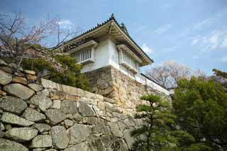 photo,material,free,landscape,picture,stock photo,Creative Commons,Okayama-jo Castle oar, castle, An oar, Crow Castle, Crow Castle