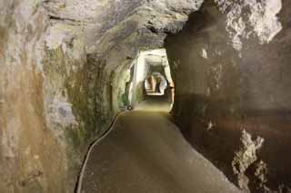 photo, la matire, libre, amnage, dcrivez, photo de la rserve,Ryugenji percent un tunnel de l'Iwami-argent-mien, La galerie, veine, Un dpt ternel, Somo