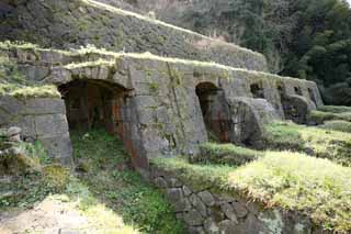 Foto, materieel, vrij, landschap, schilderstuk, bevoorraden foto,Arsenical rat vergiftigen van Iwami-zolver-mijn Shimizudani laboratorium komen op het spoor, Ishigaki, Welgemanierdheid, Mijn, Fukuishi deponeren