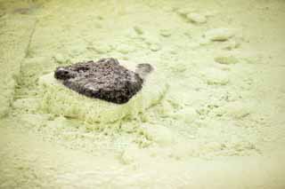 photo,material,free,landscape,picture,stock photo,Creative Commons,Kusatsu hot spring hot water field, rock, hot spring, Sulfur, Hot water