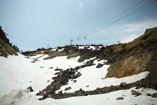 foto,tela,gratis,paisaje,fotografa,idea,(capseq). Shirane cubierto de nieve campo, rbol, Cielo azul, Montaa alta, Forma de un rbol