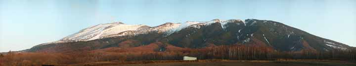 fotografia, materiale, libero il panorama, dipinga, fotografia di scorta,Mt. Asama-yama, Neve, vulcano, Bave culla, Lavico