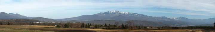 Foto, materieel, vrij, landschap, schilderstuk, bevoorraden foto,Tsumagoimura, Sneeuw, Landgoed dorp, Veld, Blauwe lucht