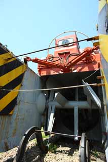 fotografia, materiale, libero il panorama, dipinga, fotografia di scorta,Diesel DD53 per ferrovia neve rimuovere, ferrovia, Un'arancia, rotante, Il neve rimuovere